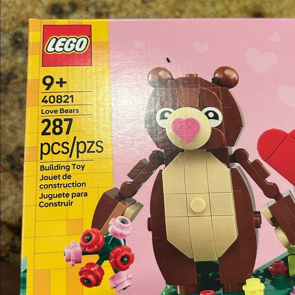 Unopened LEGO Valentine's Panda and Bear Set - Brown, White, Black - Picture 2 of 2